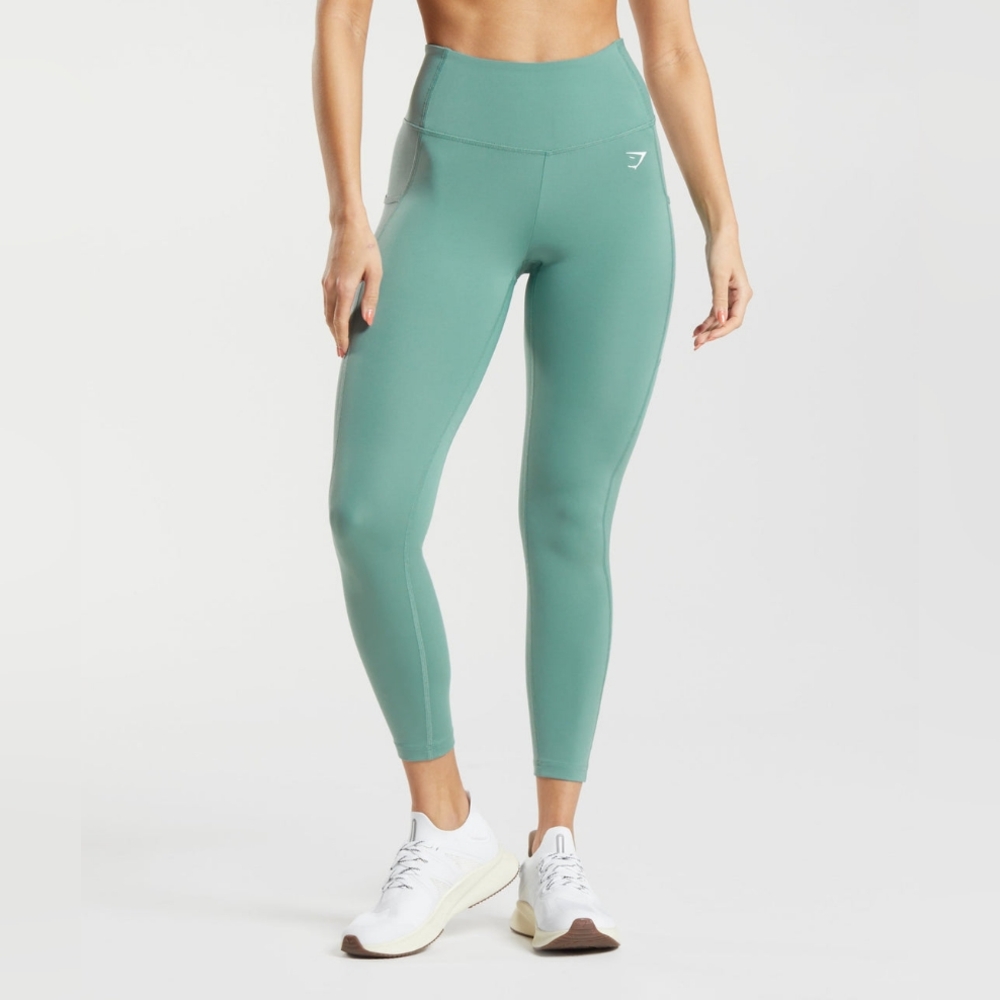 GYMSHARK Ink Teal Pocket Legging (Small)